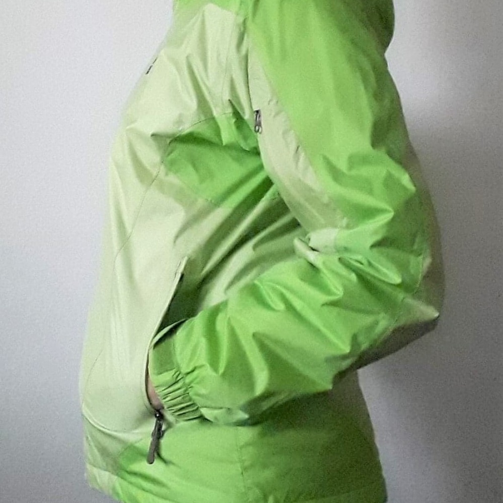 Light green Sierra Designs Rain jacket